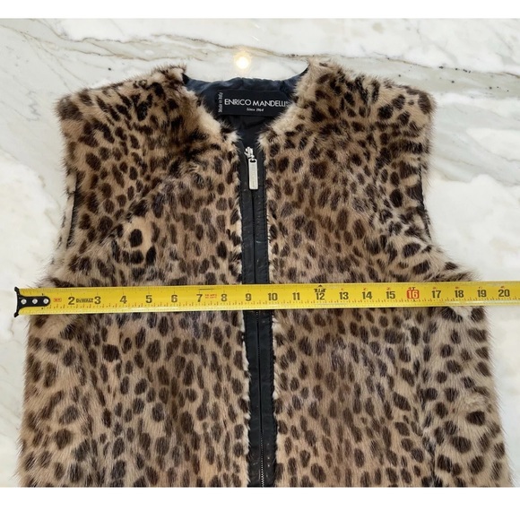 VINTAGE ENRICO MANDELLI MINK FUR VEST SIZE US 6 NWOTS! - Picture 10 of 17